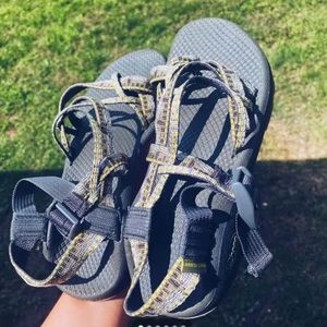Woman’s size 6.5 green chacos